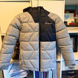 Columbia Black Jacket with Metallic Lining